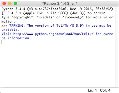 Python Shell For Mac